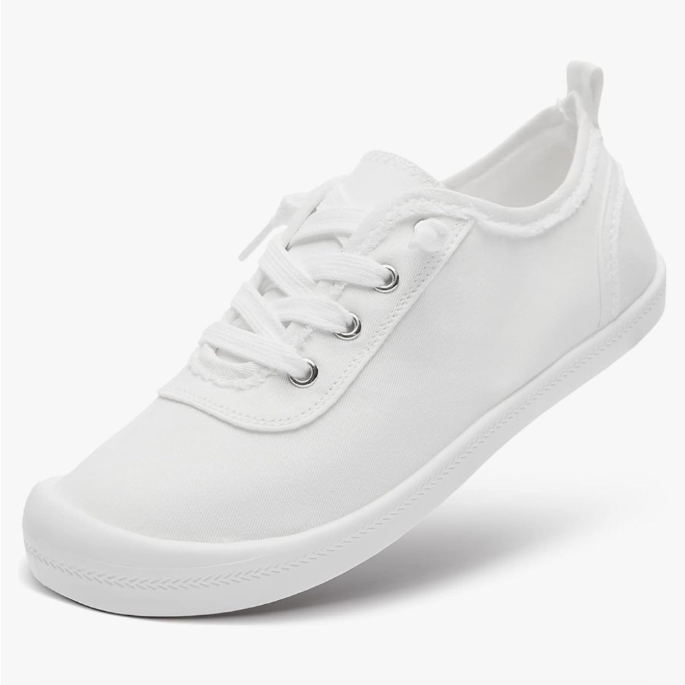 FRACORA Womens Slip On Sneakers Low Top Canvas Shoes new